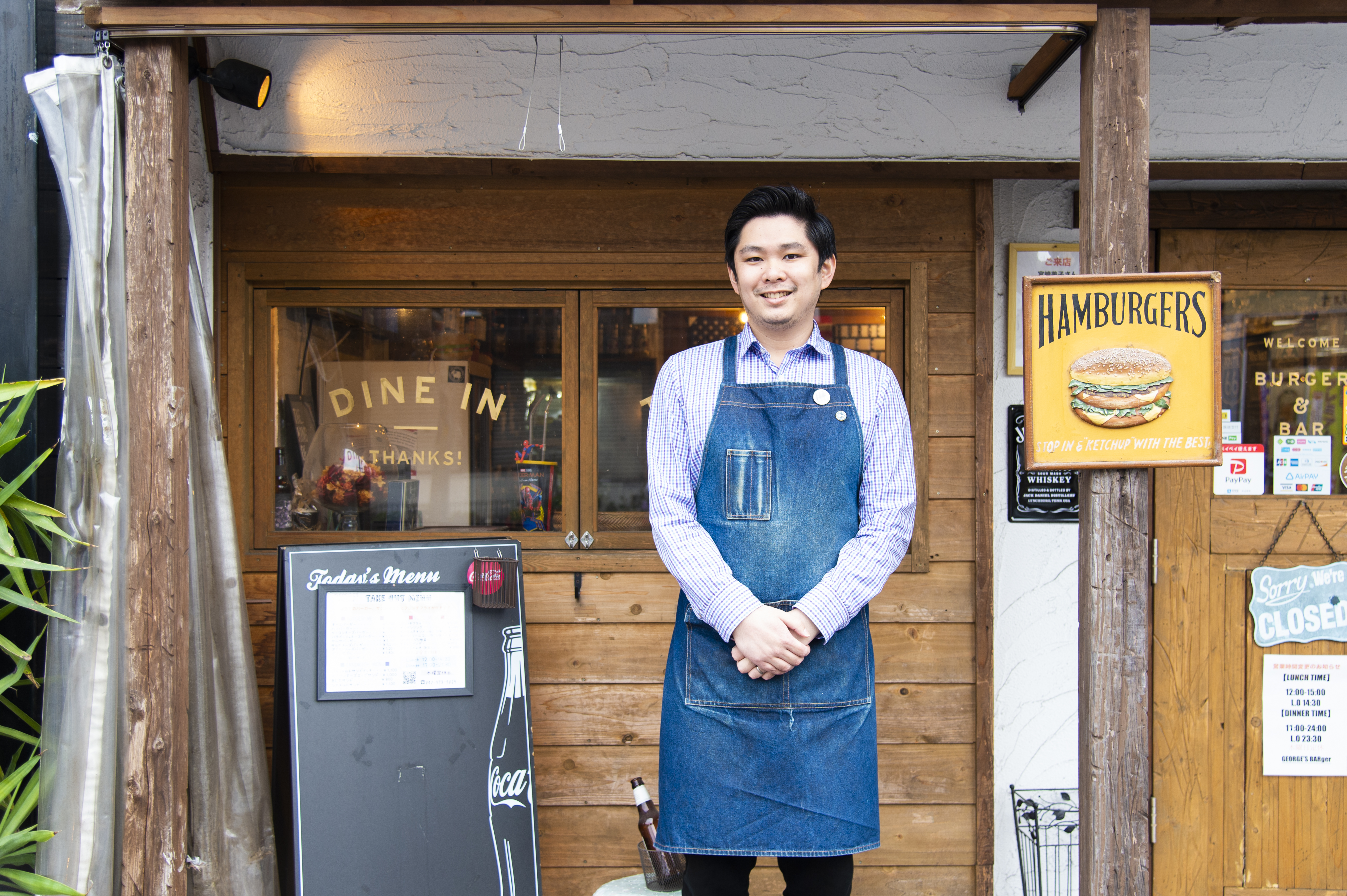 【Hanako w/ Seibu】飯能初のグルメバーガー店が、街の大人の社交場に。〈GEORGE’S BARger〉が発信する新たな飯能のカタチ。