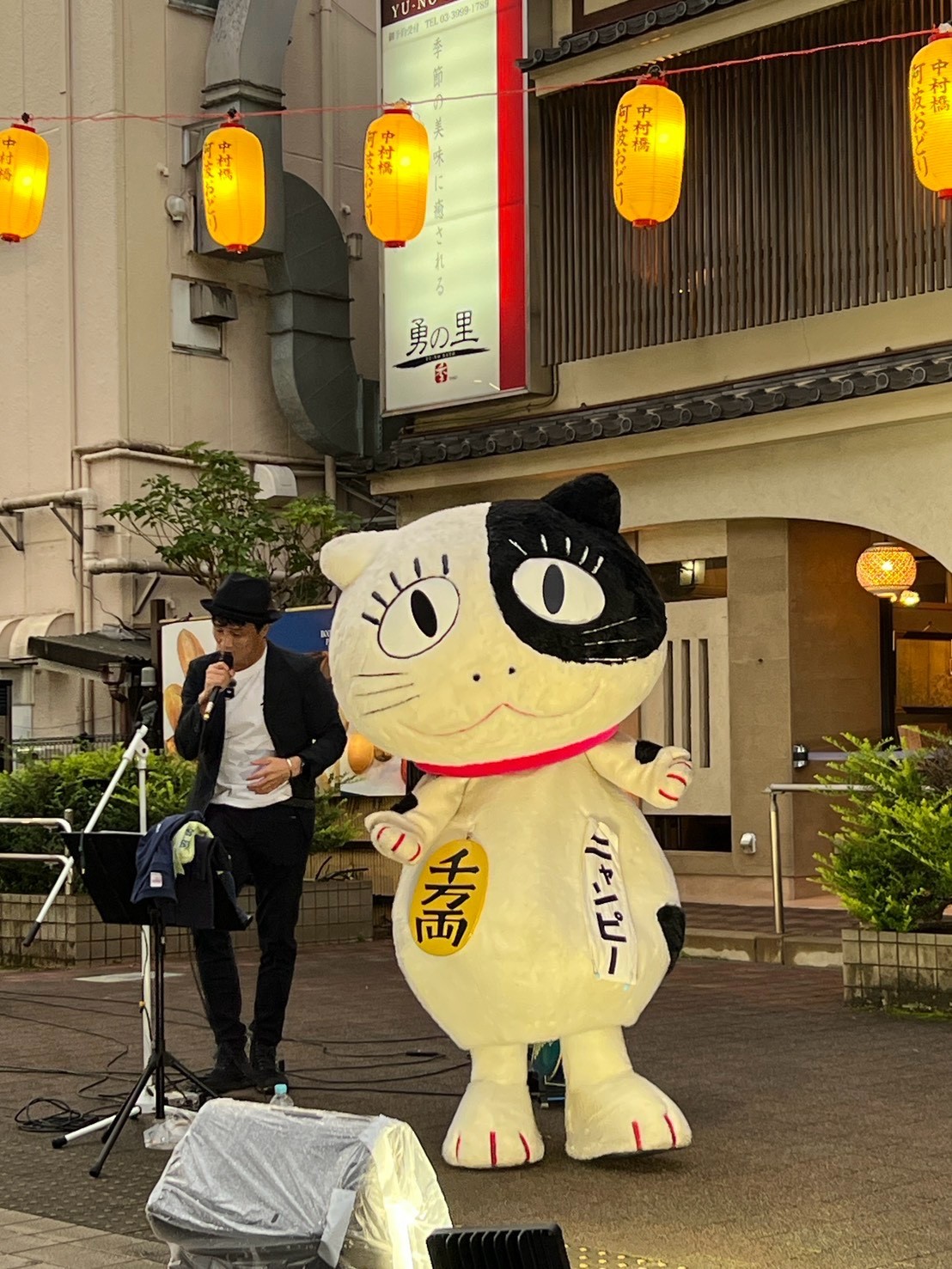 前夜祭のステージ