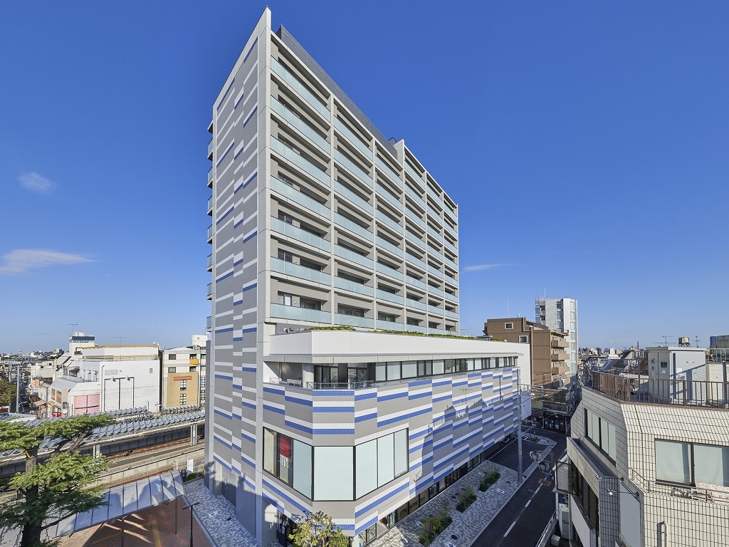 加盟店ステッカーが目印