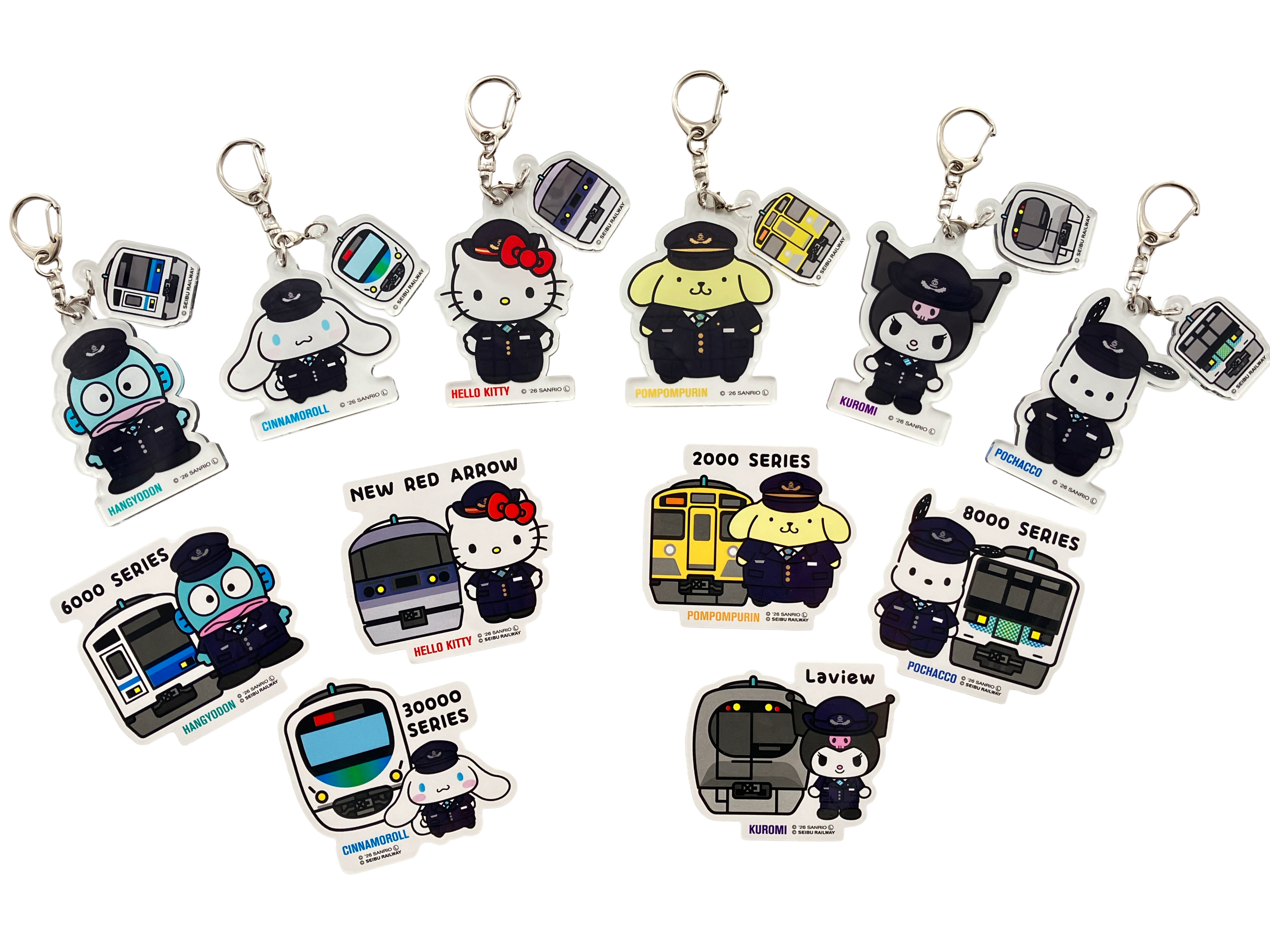 西武鉄道×サンリオキャラクターズ コラボ商品