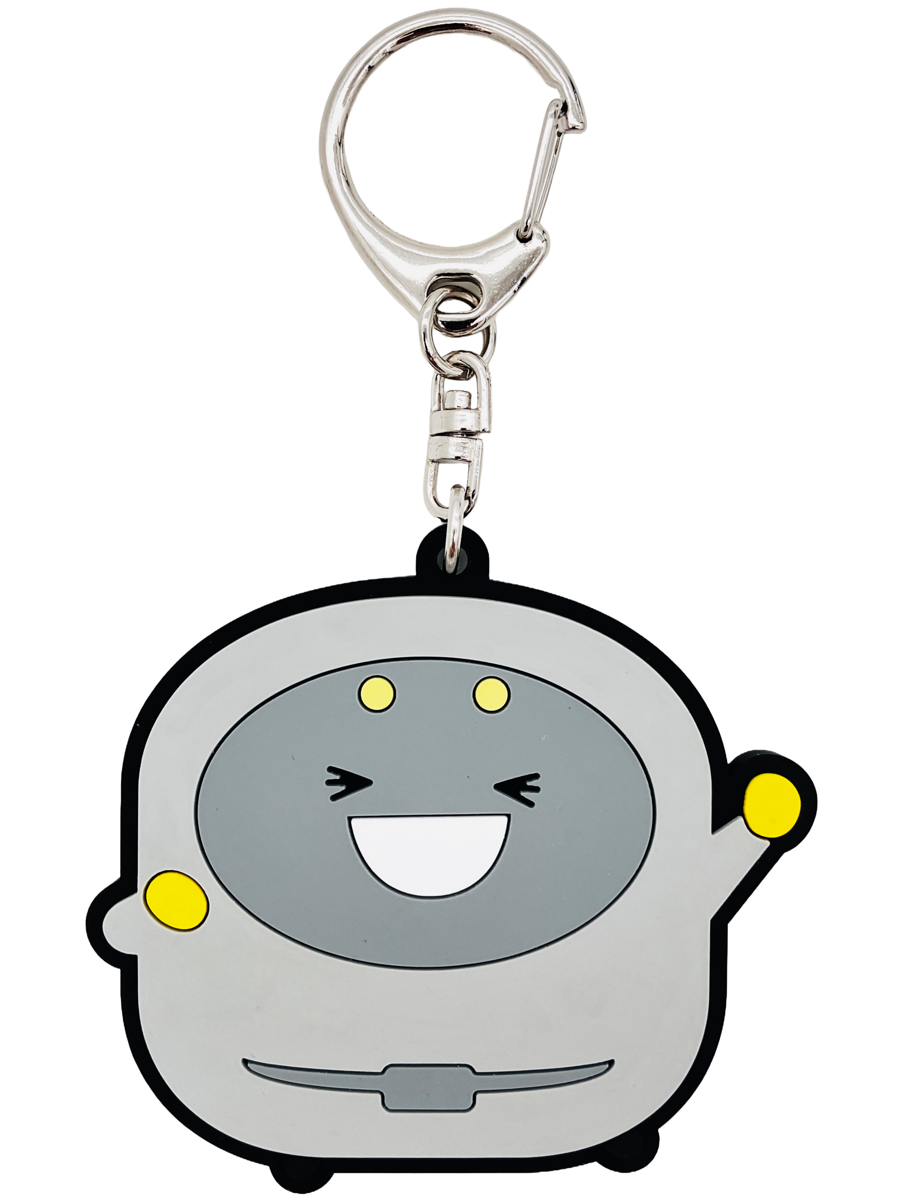 ラバーキーホルダー5種（西武鉄道3種、らびゅーくん2種） ：西武