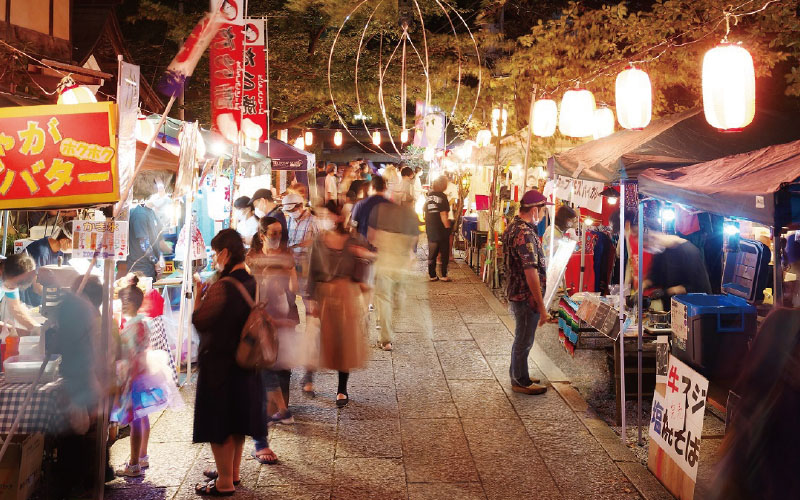 所澤神明社「七夕祭神明宵の市」