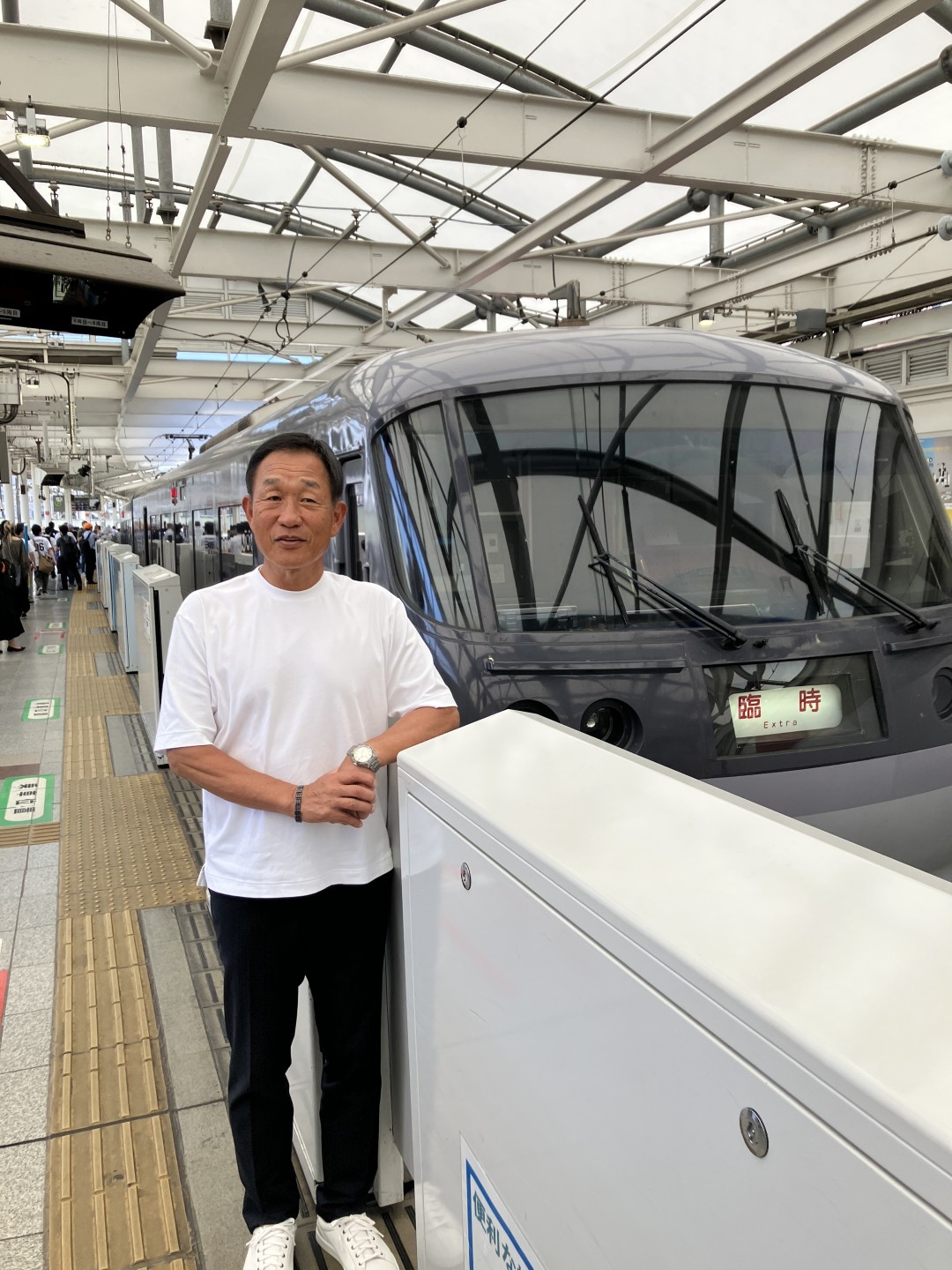 出発風景：辻さん
